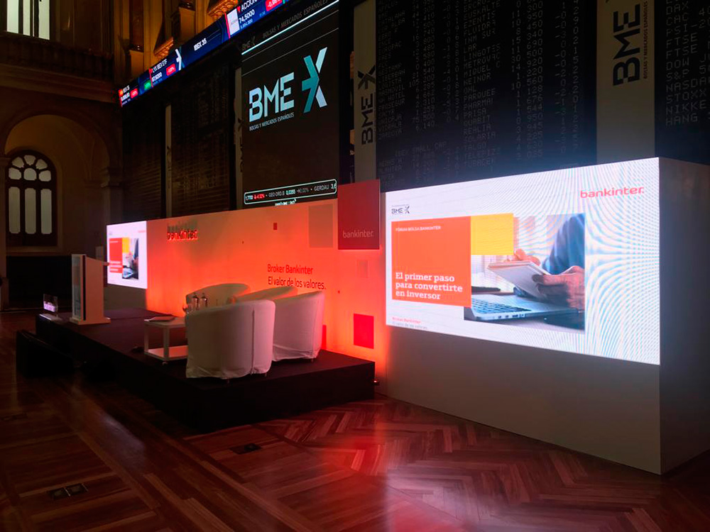 Evento para la empresa Bankinter, dedicados a la banca