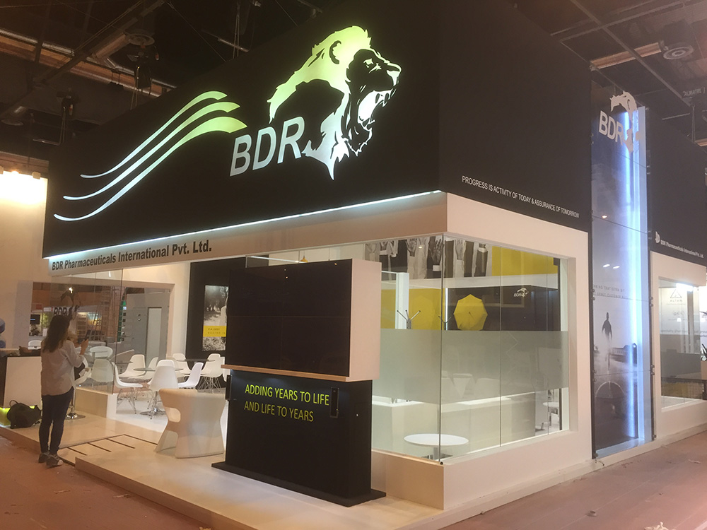 Stand para la empresa farmaceútica BDR