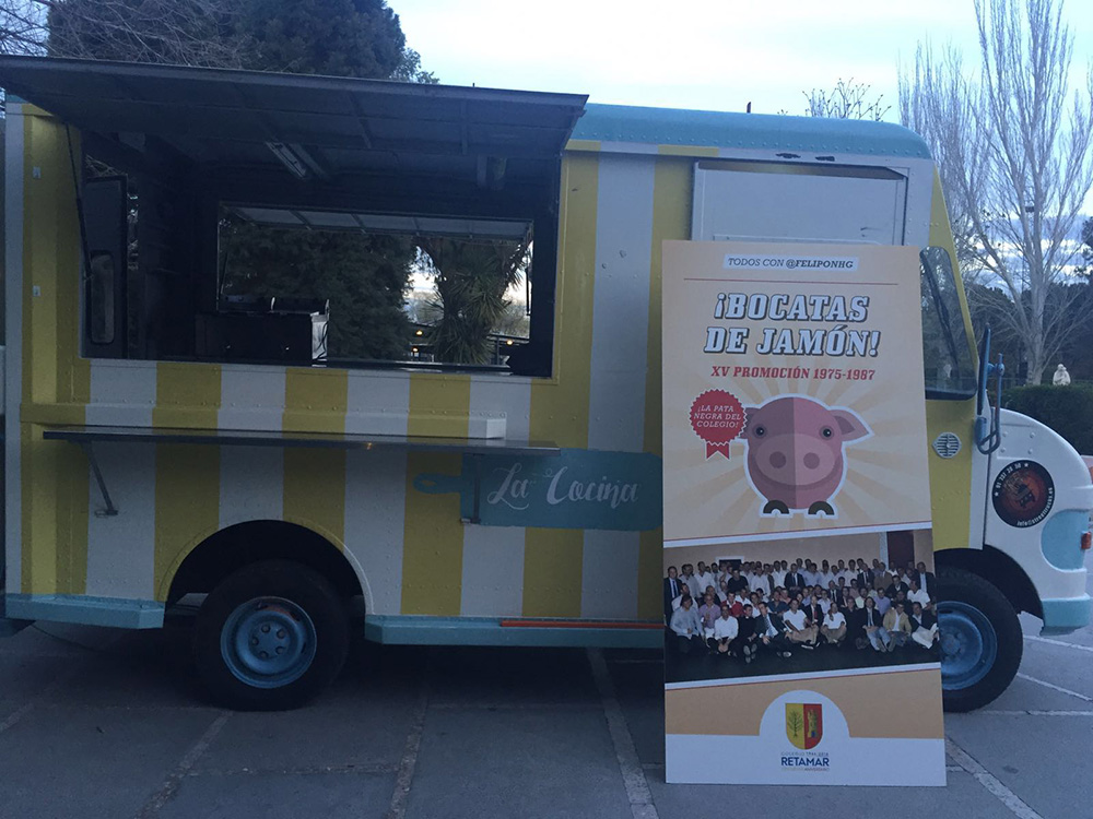 Vinilo en vehículo para la empresa La cocina